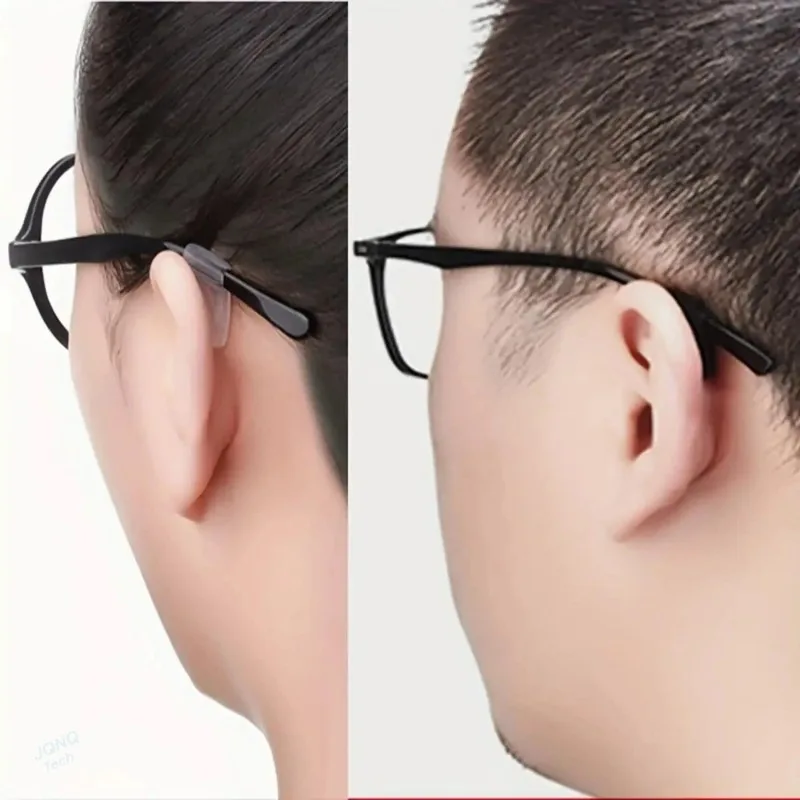 7 Pairs of Glasses Ear Clips, Sports Ear Hooks, Silicone Anti Slip, Comfortable and Safe, Temple Tip Sleeve Fixing Bracket