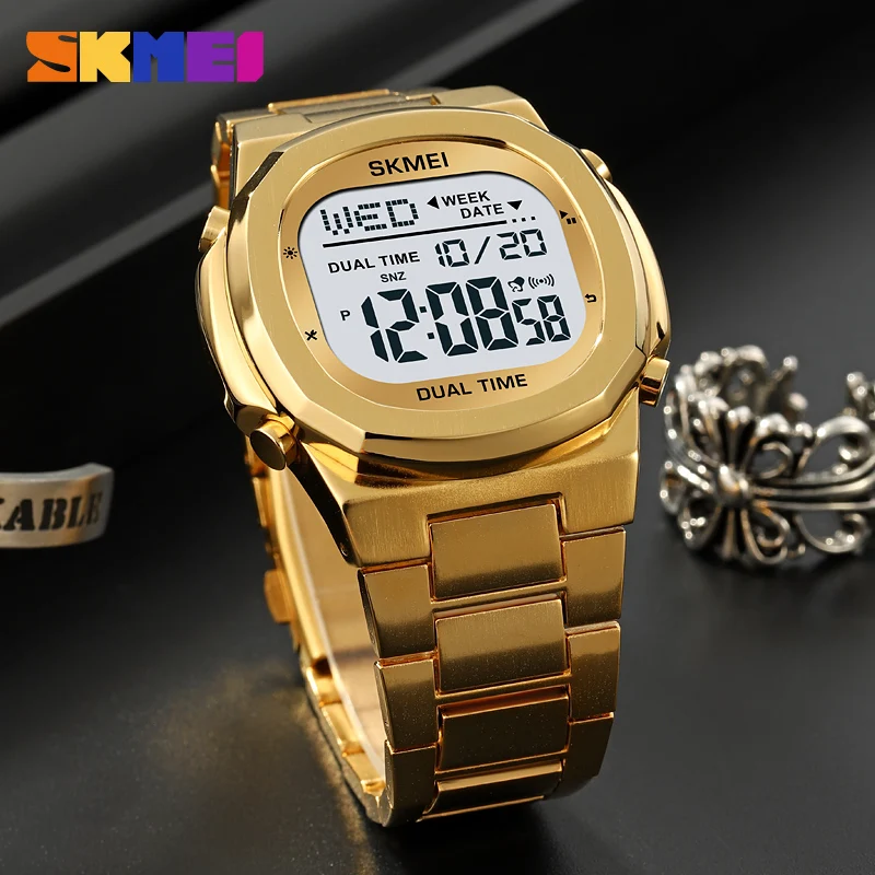 SKMEI 2004 Sports Digital Watch for Men Luxury Electronic Alarm