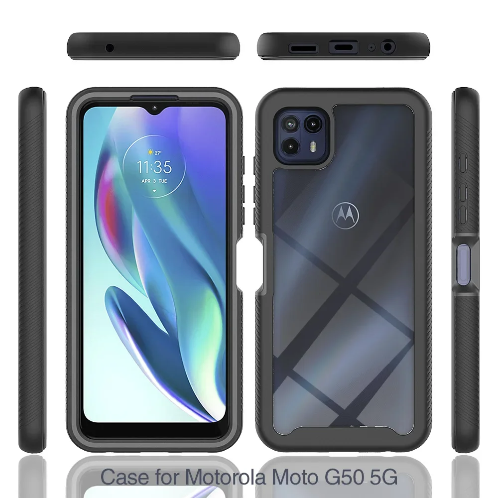 Hybrid TPU/PC Sky Case For Motorola Moto G50 5G / Moto G60 G60s Rugged Fundas Capa Two Layer Shockproof Shell Hard Back Cover