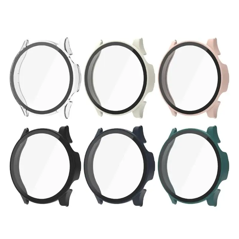 

Tempered-Glass Film+Case Screen Protector Full Cover Hard Anti-scratch Frame-Shell Watch Housing Compatible For HAYLOU RS3 LS04