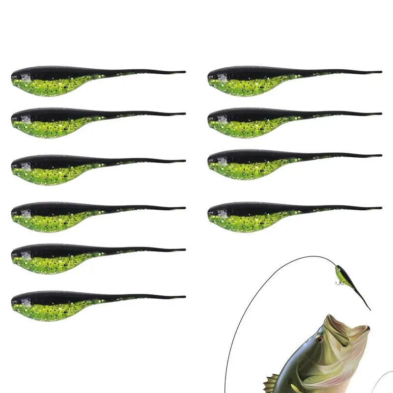

Small Green Lures Green False Bait Reusable Artificial Bait Jump Skip Naturally With Impact-Resistant Crankbait For Freshwater