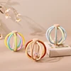 Baby Silicone Teether Toys Rain Stick Rainbow Hourglass Rain Music Rattle Ball Baby Montessori for Kids Educational Sensory Toys 1