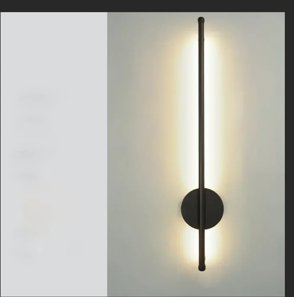 LED Rechargeable Wall Light Installation Free Wall Sconce 50 80cm Dimming For Livingroom Sofe Beside Bedroom Wall Decor Lamp