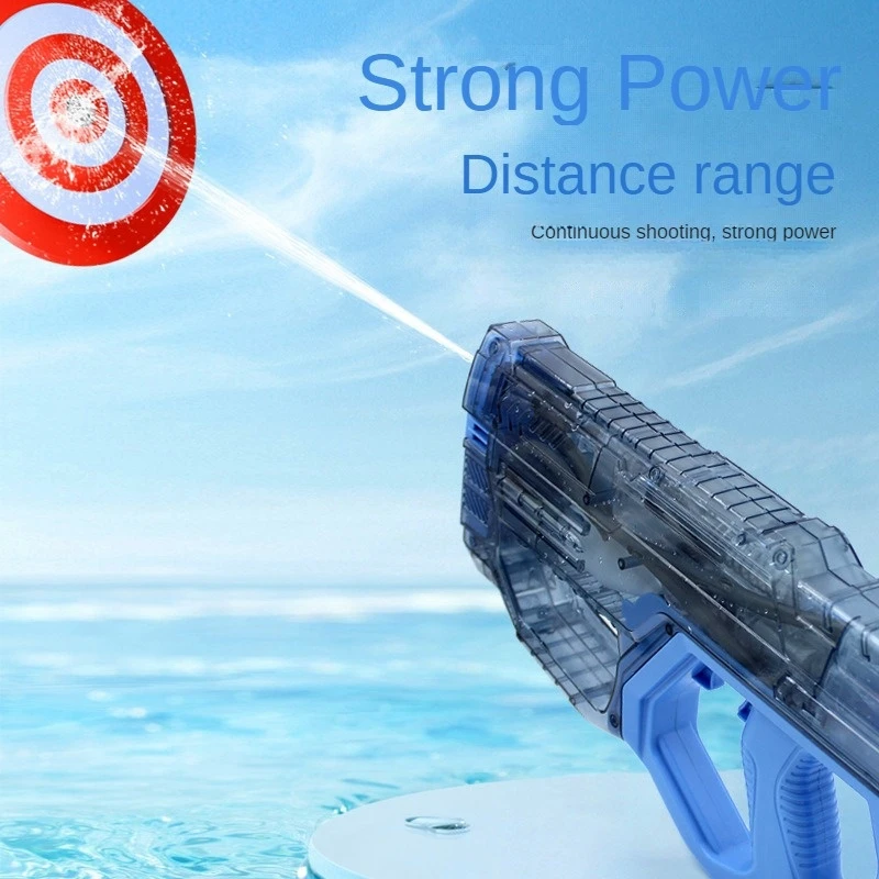 Children Electric Water Gun Large Bursting Automatic Water Absorbing Outdoor Toys