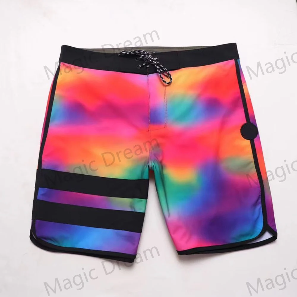 2023 Aug Summer Fashion Men Board Shorts Bermuda Beach Shorts Swim Shorts For Men Waterproof Quick Dry Swimwear New Color 6