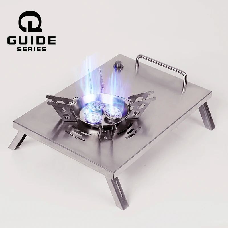 Foldable Windproof Lotus Stove, Portable Gas Stove, Electric Ignition,  Outdoor Camping, Picnic, A827 - AliExpress