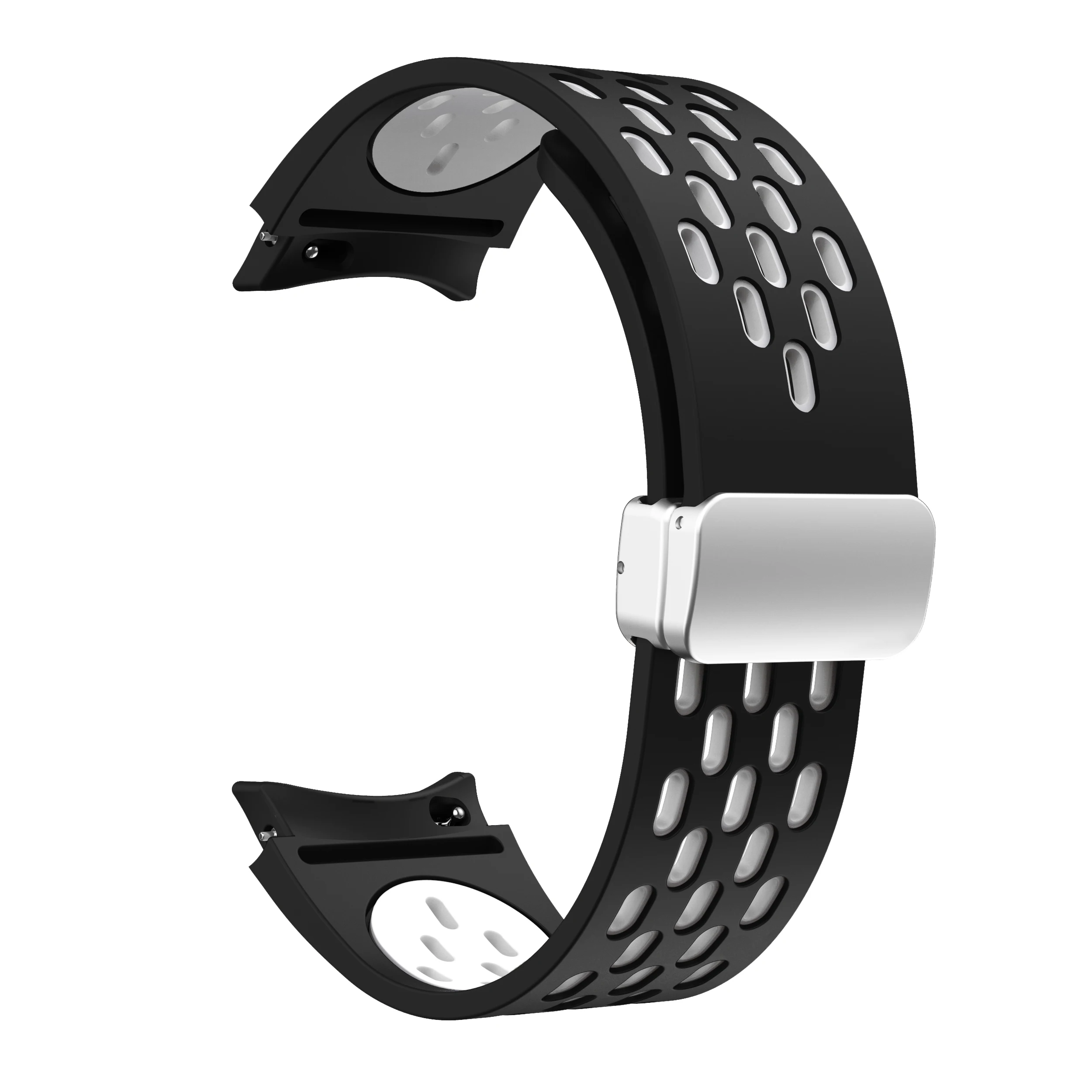 Magnetic Buckle Silicone Strap with Seamless Design
