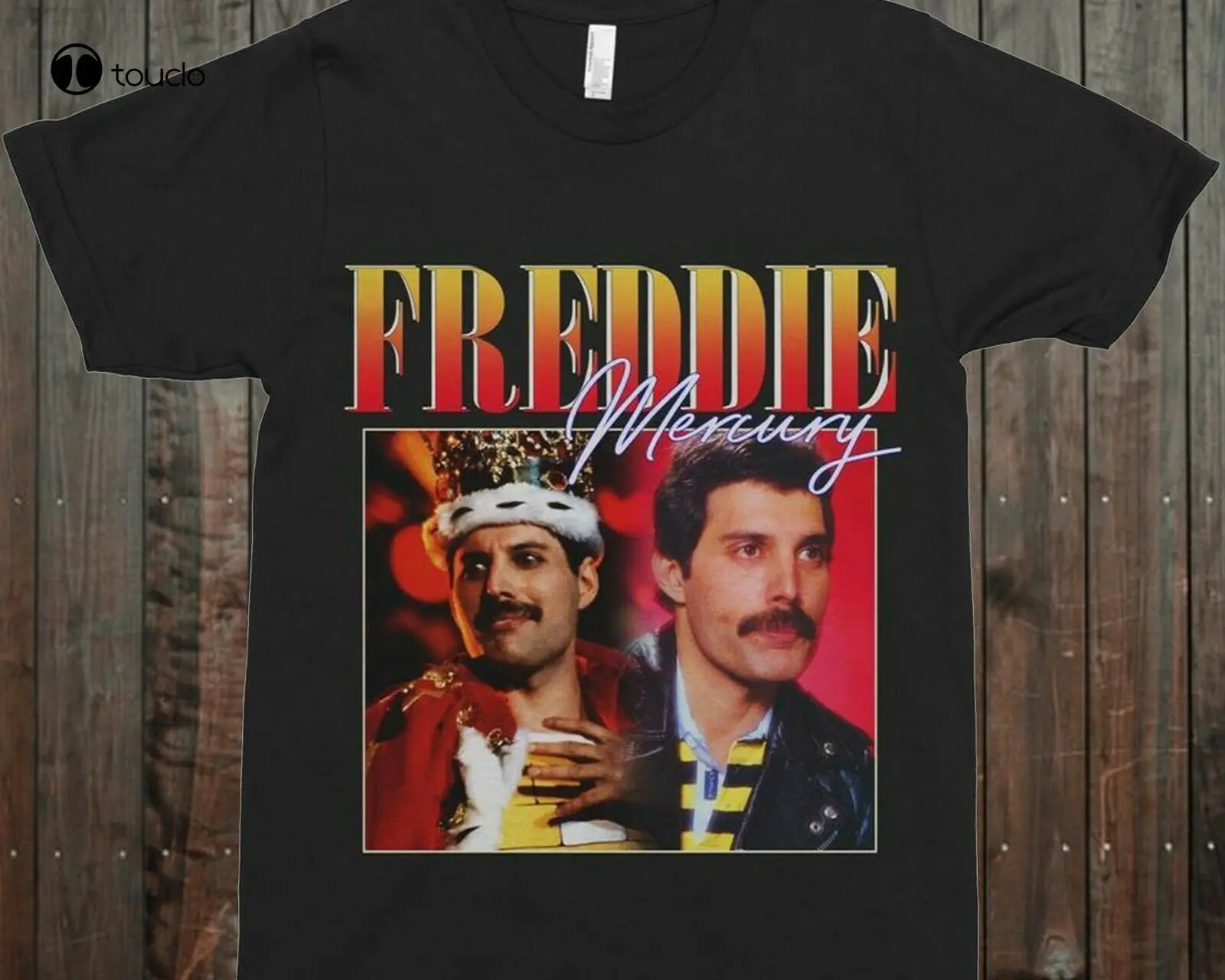 Freddie Mercury 90S Girocollo T-Shirt Vintage Tee Shirt