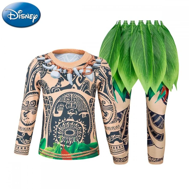 Venda quente adulto adulto trajes moana maui trajes tatuagem t