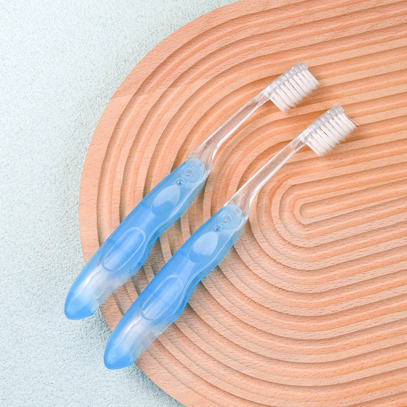 수동 접이식 여행용 칫솔 휴대용 풀 헤드 중간 강모 마이크로 화이버 무향 간편 세척 구강 관리 도구