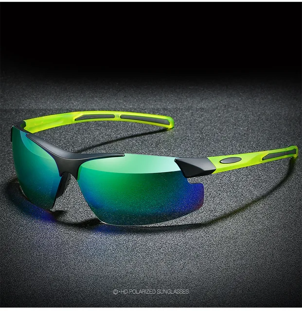VIVIBEE Mirror Red Polarized Sports Sunglasses Men Goggles 2024 UV400  Climbing Women Outdoor Elasticity Sun Glasses - AliExpress