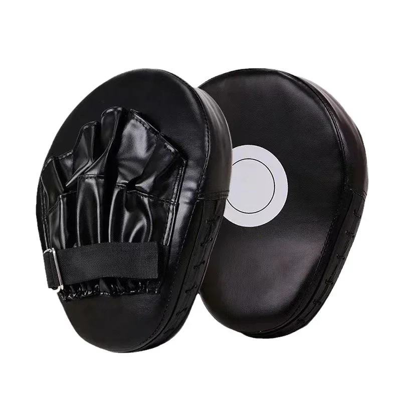 1pcs Kick Boxing Gloves Pad Punch Target Bag Men PU Karate Muay Thai Free Fight Sanda Training Equipment Training Paws Pad
