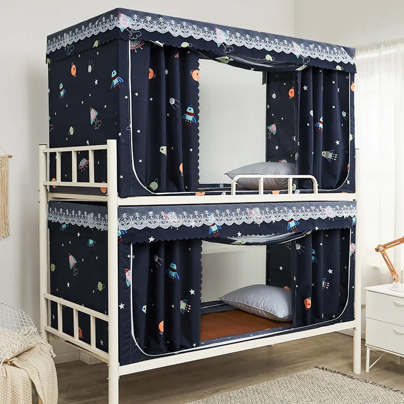 Student Bunk Bed Mosquito Net Dormitory Bunk Beds Curtains Mosquito