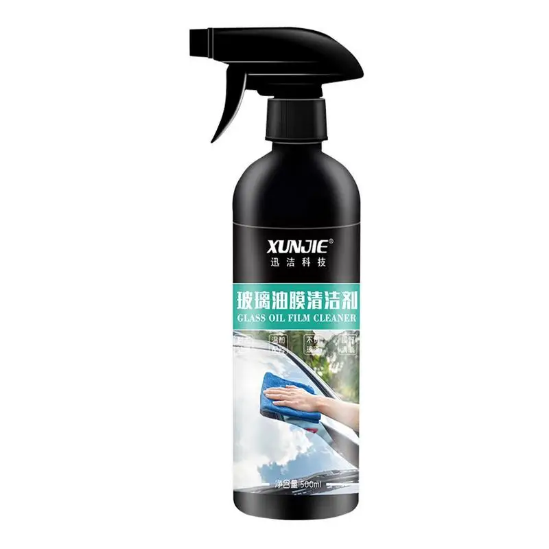 

Car Glass Oil Film Cleaner Portable Efficient Removal Of Water Stains Reusable Car Glass Cleaner For Polish Auto Accessories