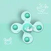 1pcs Suction Cup Fidget Spinner Toys Release Stress And Anxiety Kids Sensory Spinning Toys Gifts For 18 Months Up Toddlers 4