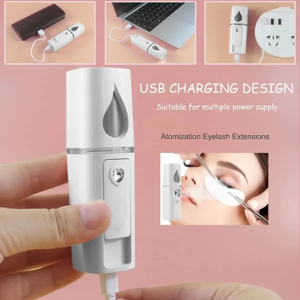 Mini Facial Steamer Nano Mist Spray for Skin Care