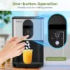 Self Dispensing Nugget Ice Maker Countertop, 56 Lbs/24H Soft Chewable Ice, Pebble Ice Maker with Self-Cleaning, One-Button 3