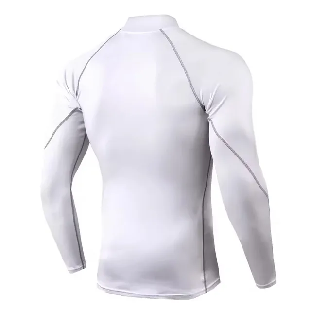 Men Compression Long Sleeve T Shirt Sportswear Male Skinny Tshirt Elastic Track Tracksuit Clothing Gyms Fitness T-shirt For Men 3