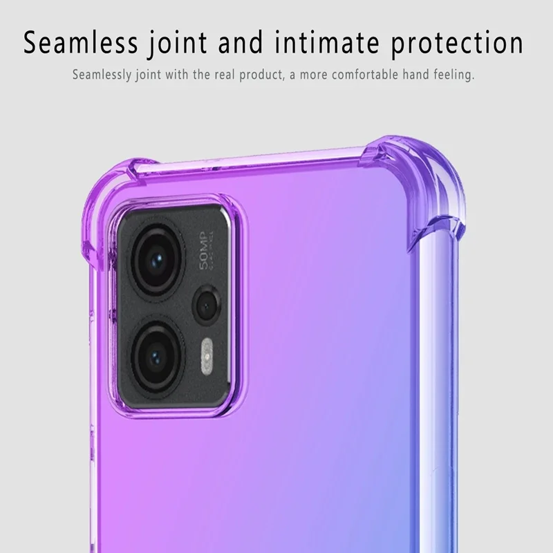 Shockproof Gradient Airbag TPU Protective Phone Case Cover