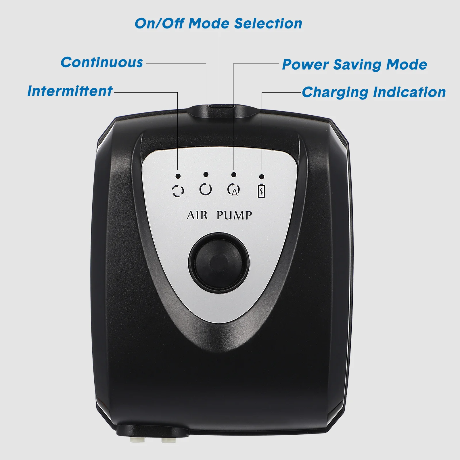 Solar Air Pump Fish Tank Pond Aerator Pet Products Solar Pump Kit Abs Material Usb Charging Portable