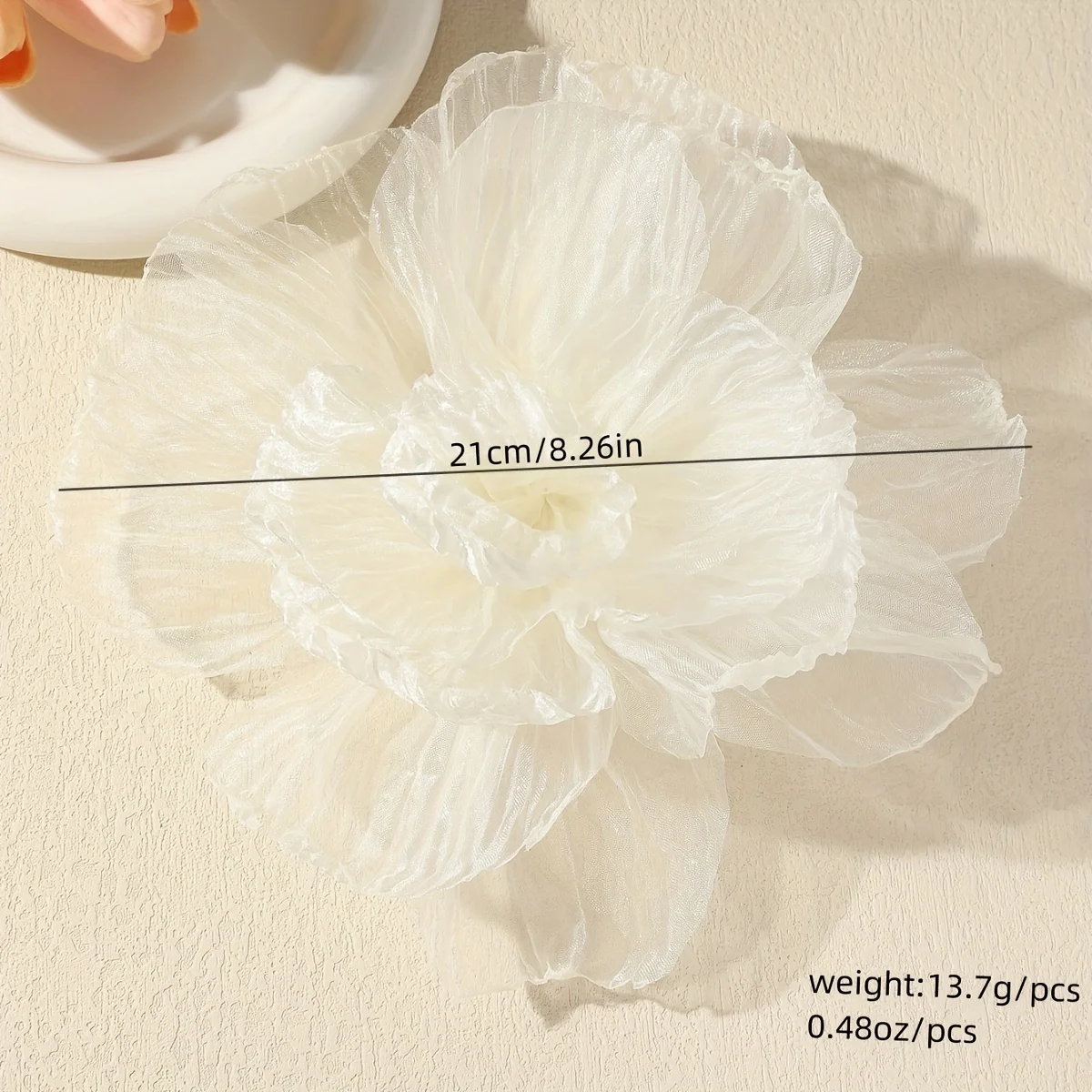 Stylish and Elegant Handmade Lace Flower Brooch, Vintage French Style, Suitable for Women's Everyday Wear, The Perfect Gift