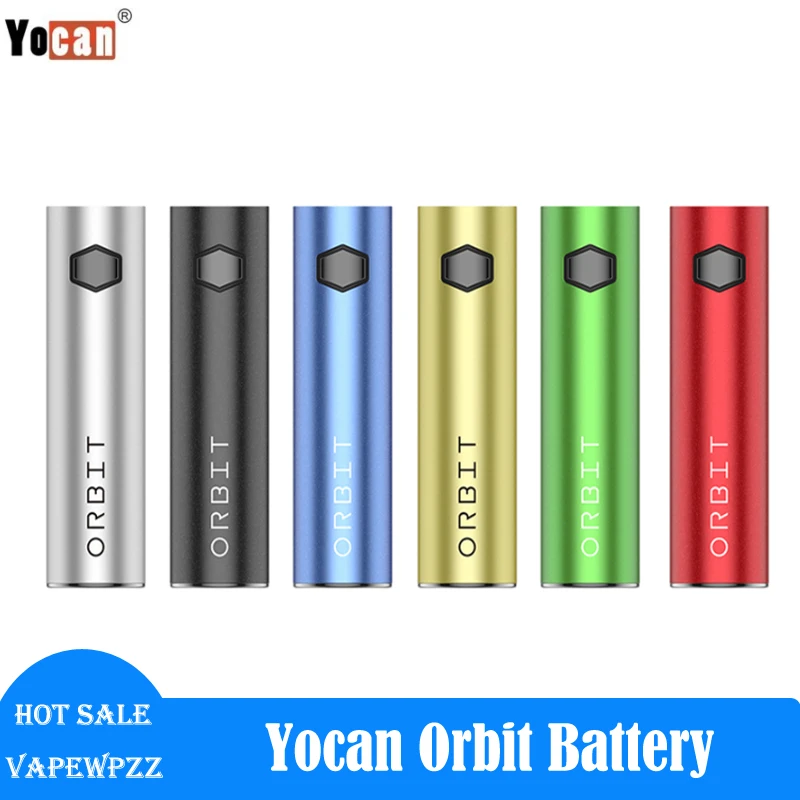 

Original Yocan Orbit Battery Mod 1700mAh Rechargeable Battery Variable Voltage Type-C 510 thread Wax Battery Vape Vaporizer