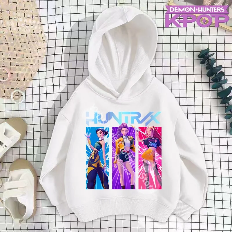 K-pop D-emons H-unters Sweat à Capuche K-pop Pour Femme Avec Imprimé