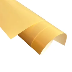 Vibrant Heat Transfer Vinyl for DIY Apparel and Accessories Decor (Light gold)