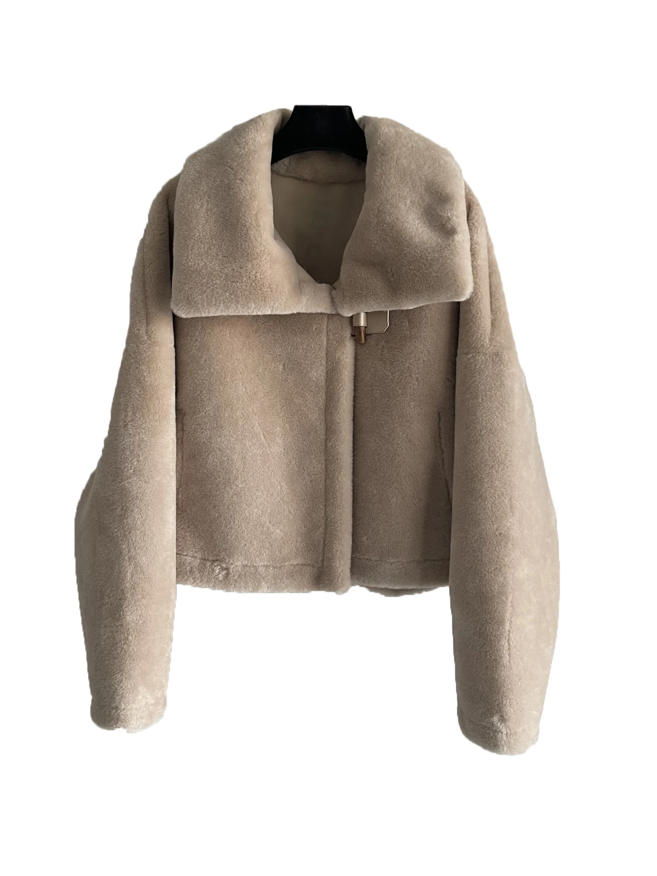 

Fur one fashion casual simple atmosphere comfortable warm 2024 fall and winter new 1202