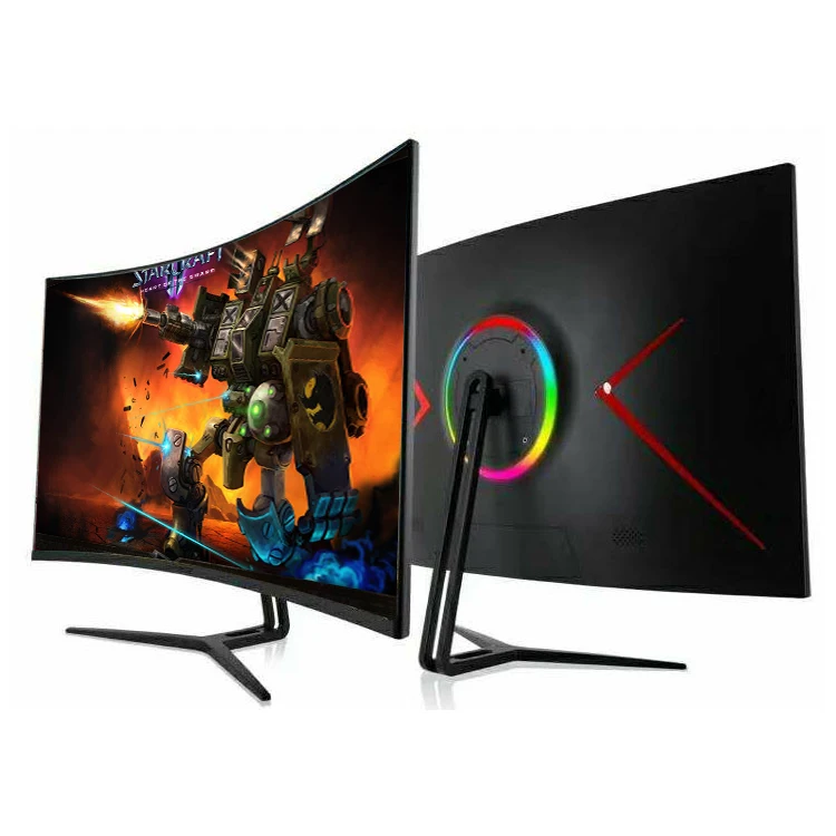

curved gaming monitor 1k144hz desktop 32 inch computer led display on sale