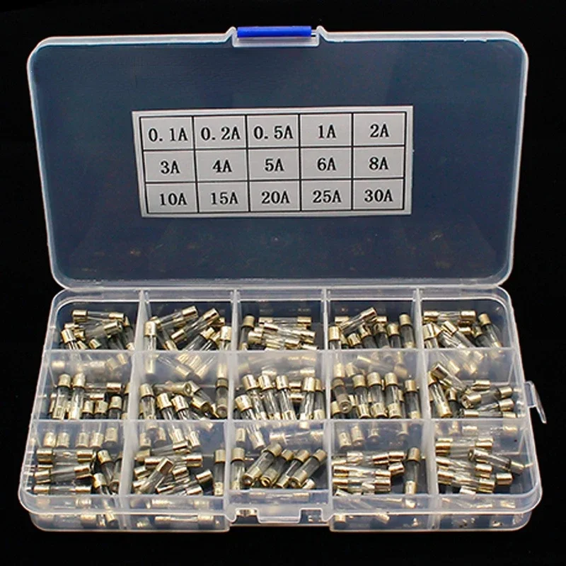 BeMatik Fusibili In Vetro 16A 5x20 Mm | Confezione Da 10 Pezzi | Per Auto, UPS E Dispositivi Elettrici