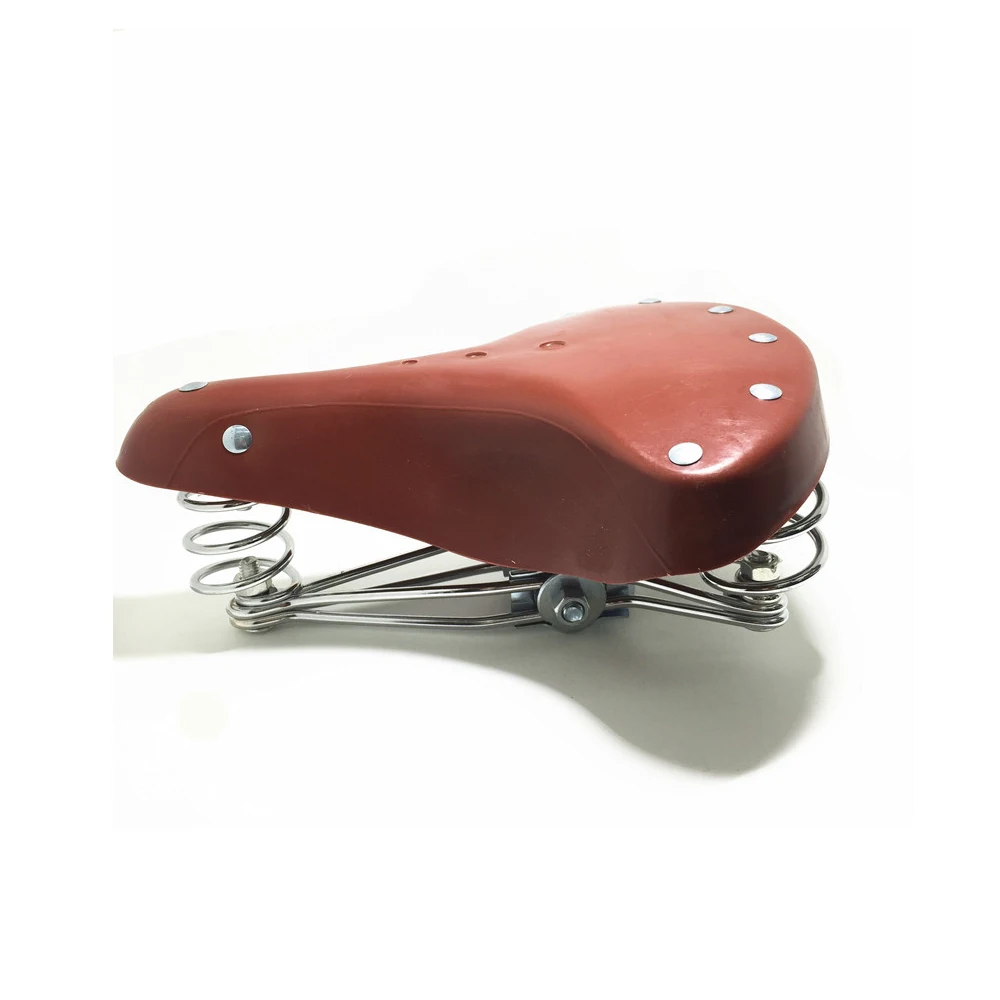 Classic Bicycle Seat Bicycle Plastic Saddle For Outdoor Riding Comfortable Vintage Saddle Bike Spring Seat Cushions