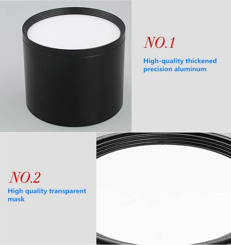 Surface Mounted Ceiling light SMD5730 5W7W12W18W AC85-265V lamp COB Led indoor lighting Spot light +led driver led downlight recessed ceiling spotlight ceiling lamps
