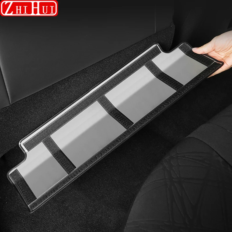 Car Anti Kick Plate Pad Anti-kick Stainless Steel Protector Mats Seat Back Protector Accessories For GMW Poer Kingkong