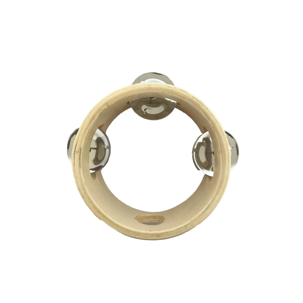 Hand Held Wood Headless Tambourine 4/6/8/10inch Percussion Hand Drums Toys Kids Musical Educational Toys hand tambourine,percussion instrument