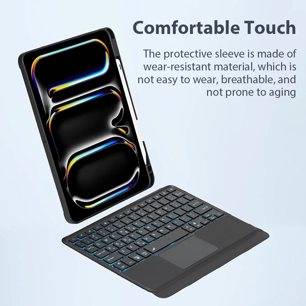 Magic Keyboard Case For iPad Pro 13 11 M4 M2 10 9th 10th