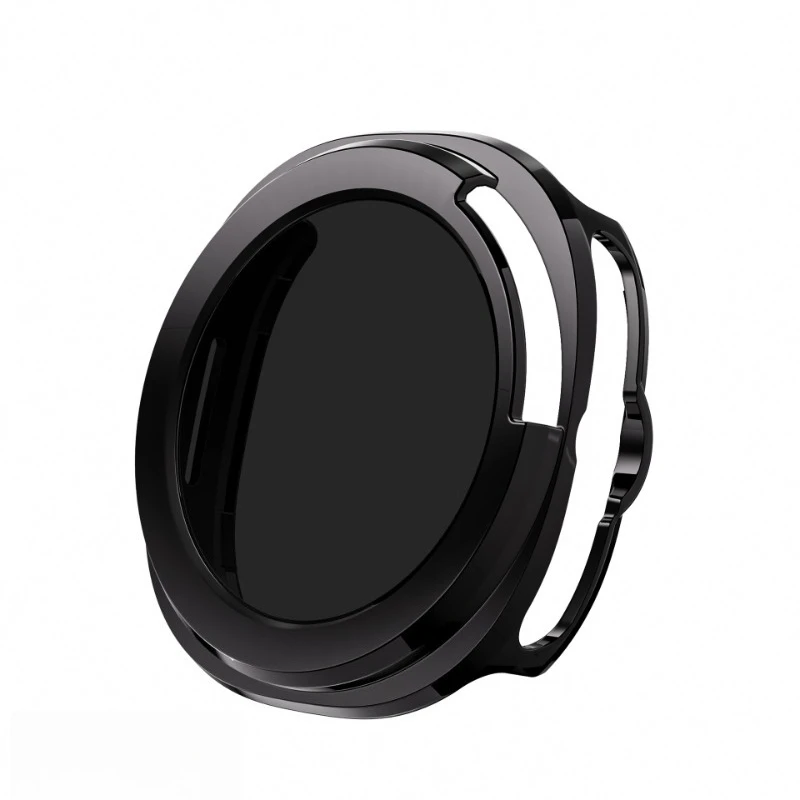 Enhanced Privacy Glass PC Case with Screen Protector Bumper for Galaxy Watch 8 Classic