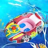 Inflatable Children Swimming Ring Toys Water Play Game Seat Bathtub Float Toddler Swim Circle Summer Fun Pool Summer Beach Party 4