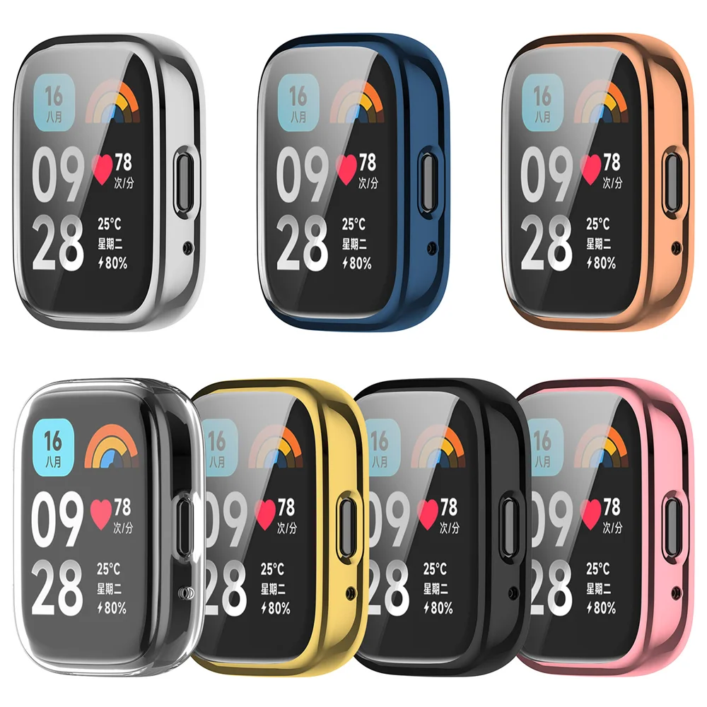 Premium Silicone Strap with Protective Case Cover