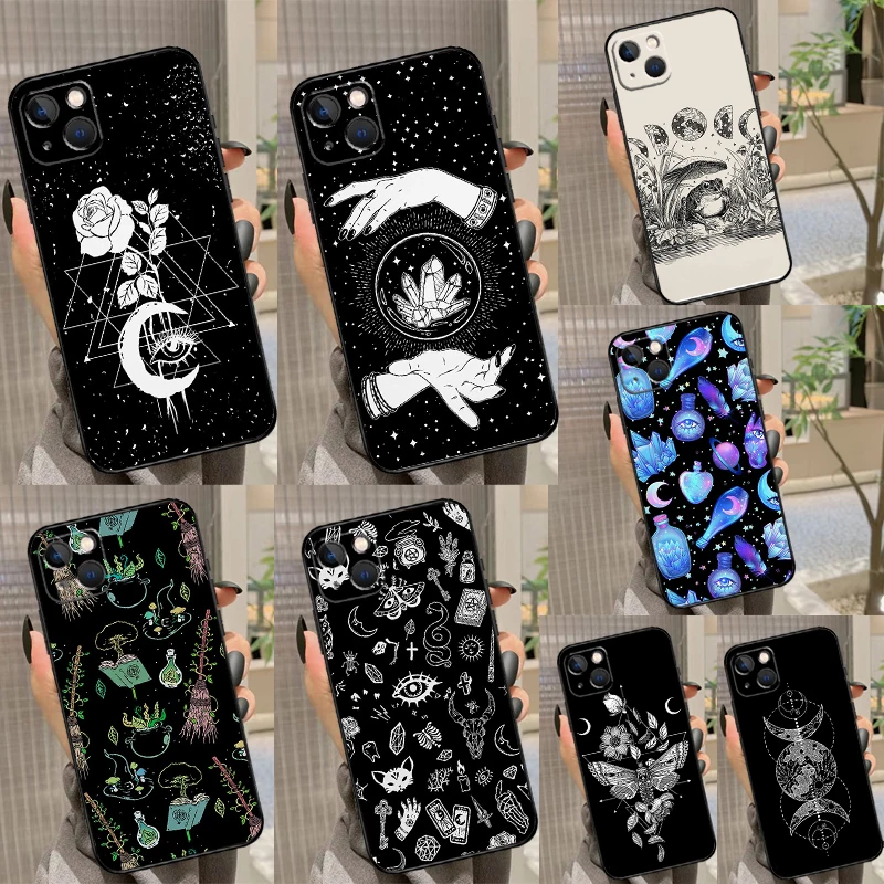 Mystical Moon Gothic Witch Shockproof Phone Case