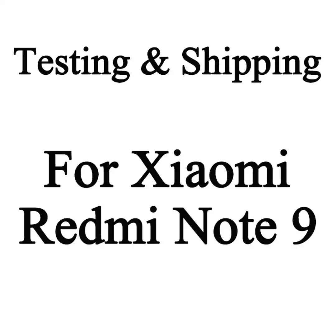 Display Für Xiaomi Redmi Note 9 - 6,53" Schwarz, LCD Touchscreen Inkl. Werkzeug Und Schutzfolie