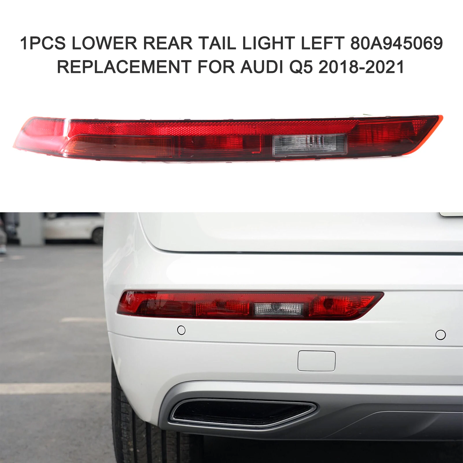 2023 NEW Rear Bumper Reflectors Light Lower Rear Tail Light Left 2023-new-rear-bumper-reflectors-light-lower-rear-tail-light-left