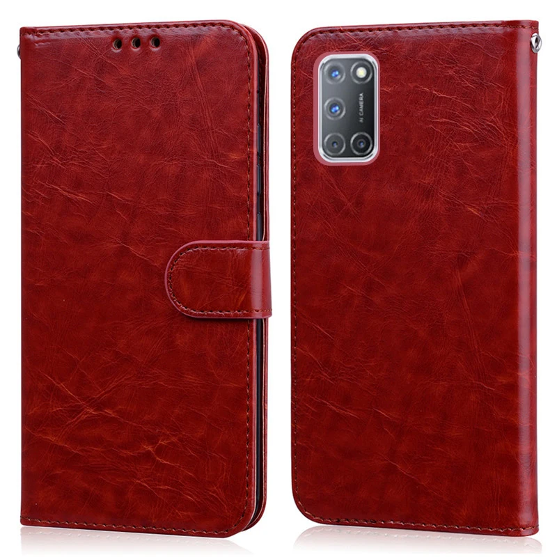 For OPPO A52 A72 A92 Case Silicone TPU Soft Leather Wallet Case For OPPO A72 A52 A 72 52 92 OPPOA72 OppoA52 Flip Case Fundas 5