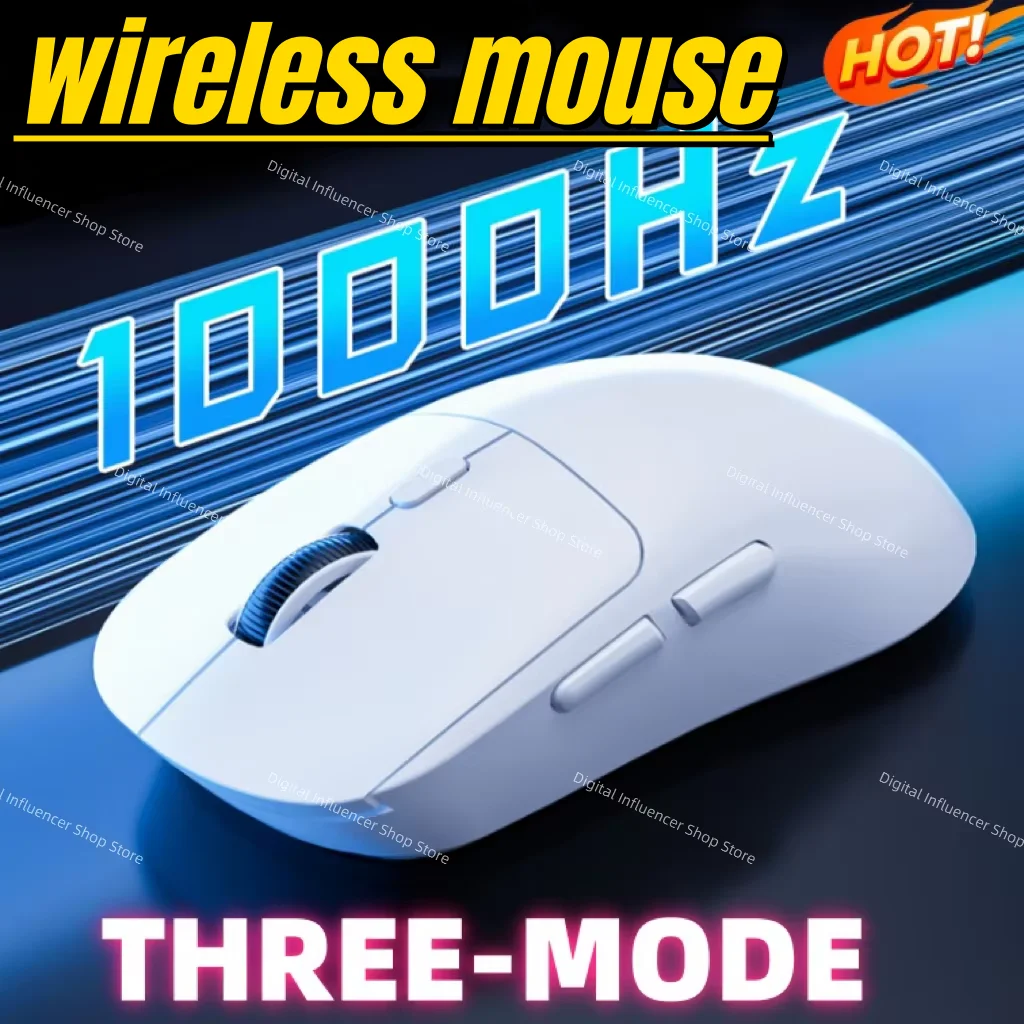 Enhanced Wireless Bluetooth 2.4G Rechargeable Ergonomic Mouse for Office and Gaming Use