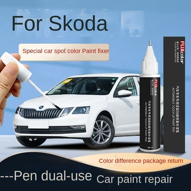 

Ручка для ремонта краски Skoda Octavia Rapid RS Superb Kamiq Rapid Kodiaq, Белый высокоскоростной маркер для краски