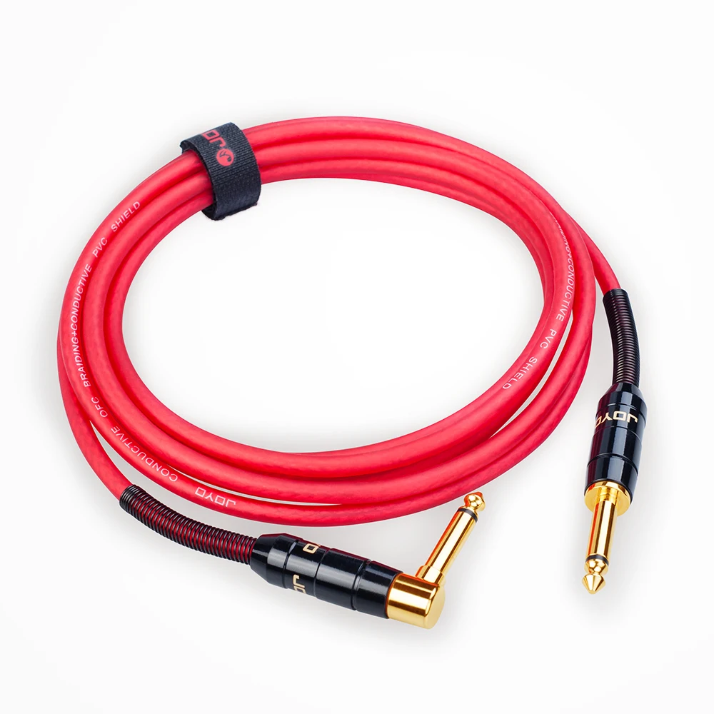 CM-21/22 Guitar Audio Cable Low Nosie 6M Cable with 6.35mm Straight/Right Angel Socket Musical Instrument Accessories