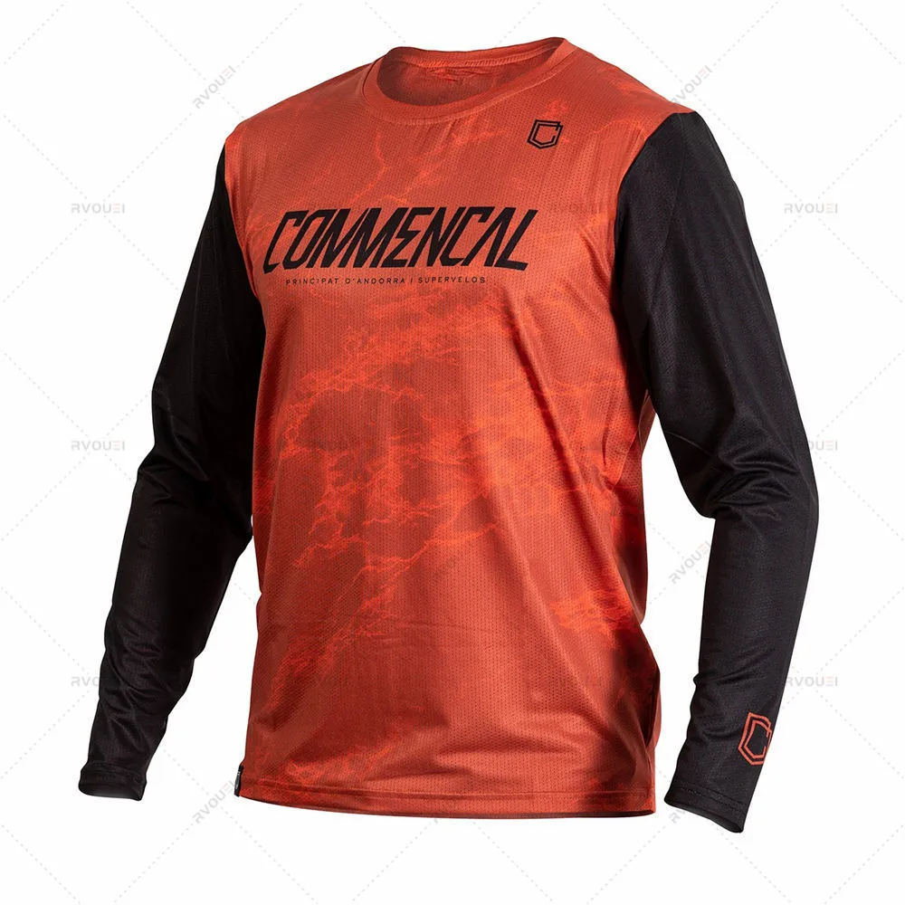 Commencal 2025 男性サイクリングジャージ MTB ダウンヒル T