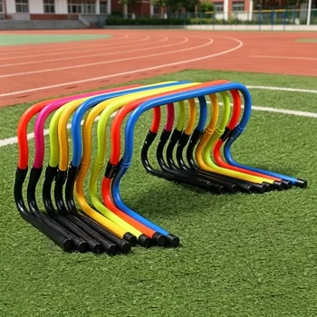 Barriera Multifunzione Mini Pieghevole, Ostacolo Portatile per Allenamento di Agilità e Calcio, Strumento per Esercizi e Allenamento Fisico