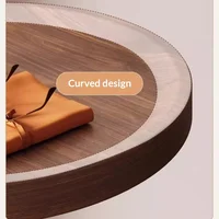 Table de chevet moderne en bois, meuble de chambre à coucher, 2 tiroirs, rangement, espace de charge USB, meuble de chambre à coucher gain de place 2