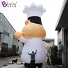 Customized 20 Feet Large Inflatable Chef Cartoon Promotional 6m High Airblown Cook For Decoration Toys 5